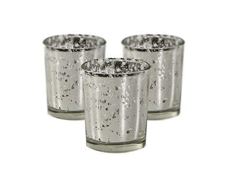 Richland Silver Mercury Votive Holders Set Of 72 Glass Votive Candle Holders Mercury Votive