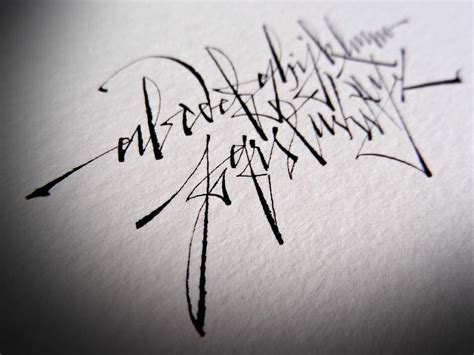 Assorted Calligraphic Works On Behance Calligraphy Words Graffiti