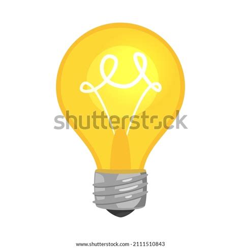 vector cartoon stryle illustration bulb stock vector royalty