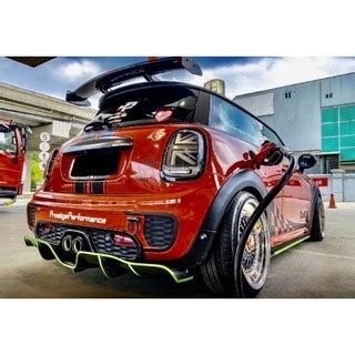 Mini Cooper F F Jcw Duell Ag Rear Bumper Addon Carbon Fiber Under