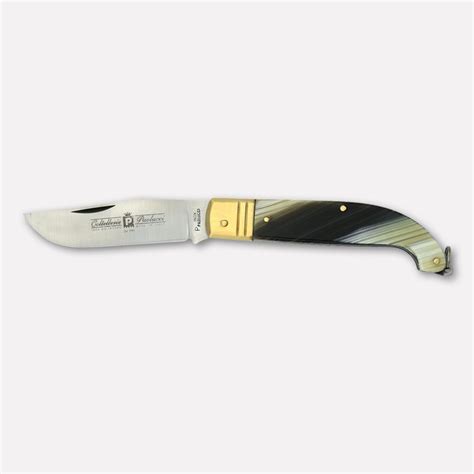 Coltello Zuavo Manico In Finto Corno Cm 15