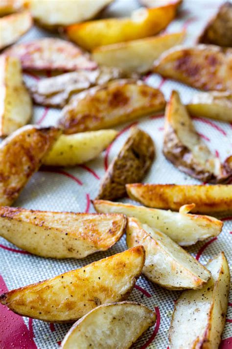 Oven Baked Steak Fries - Easy Peasy Meals