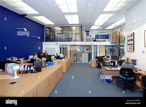 modern office interior london england uk Stock Photo - Alamy