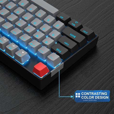 Buy Mechanical Gaming Keyboard With Blue Switch Magegee Led Blue