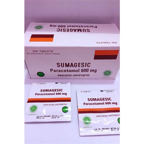 Jual Sumagesic 600 Mg 4 Tablet Shopee Indonesia