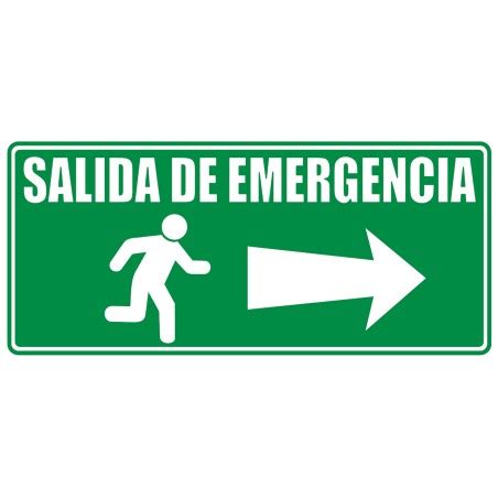 Se Al Salida De Emergencia Flecha Derecha X