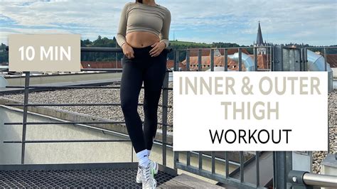 10 Min Inner And Outer Thigh Workout Get Toned And Slim Thighs And Loose