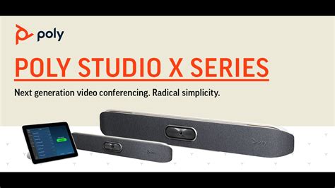 Poly Studio X Radically Simple Video Conferencing Visitelecom Youtube