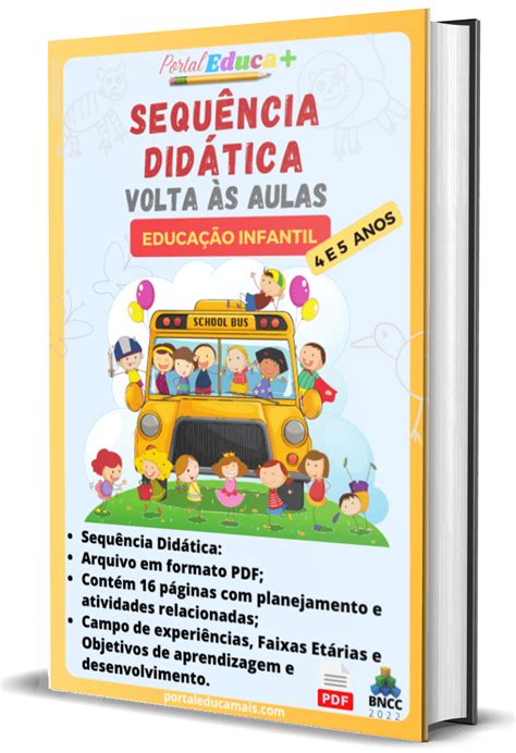 Sequência Didática Volta às Aulas Educação Infantil Portal Educa Mais