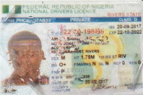 Nigeria Drivers Licence In Port Harcourt Other Services Caleb Ode