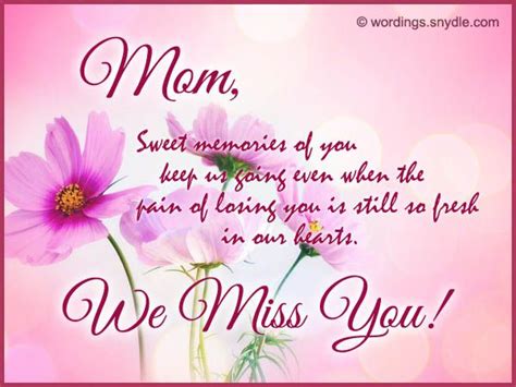 I Miss You Messages For Mom Who Passed Away Having A Mother In Life Is