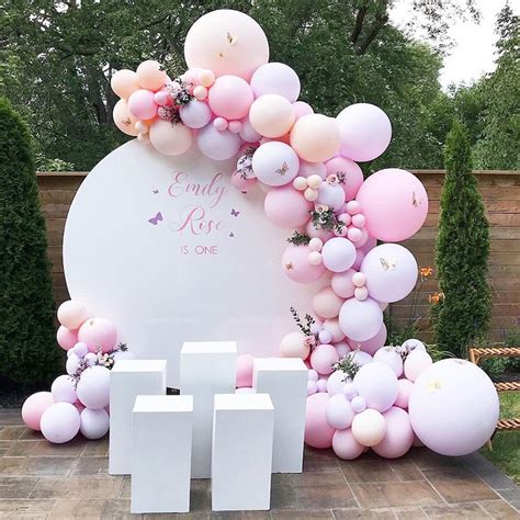 Balloon Garland Arch Kit Pastel Baby Pink Latex Balloons Etsy