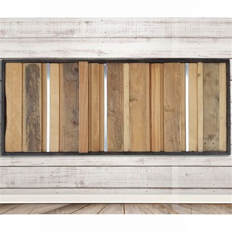 Reclaimed Wood Wall Art Decor Lath Pattern Geometric 19 X Etsy