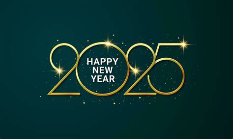 Happy New Year 2025 Background Design 33127368 Vector Art At Vecteezy