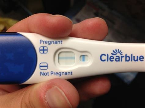 Clear Blue Negative Pregnancy Test Results