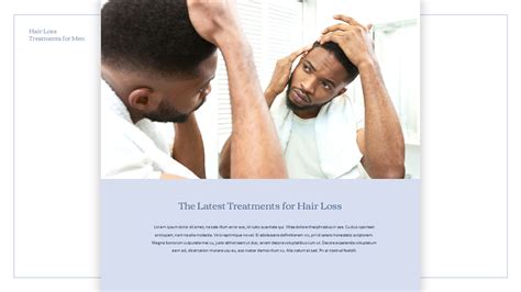 Hair Loss Treatments Business Plan Ppt Templates