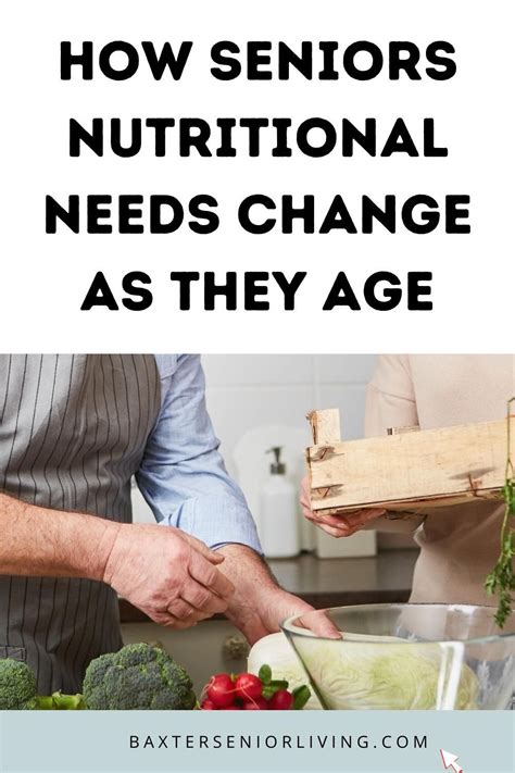 How Seniors Nutritional Needs Change As They Age Artofit
