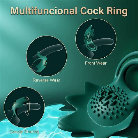 Vibrating Penis Cock Ring Clit G Spot Vibrator Sex Toys For