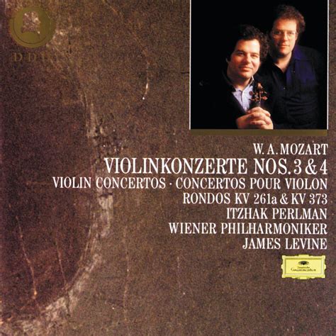 Mozart Violin Concertos Nos 3 4 By Itzhak Perlman Vienna