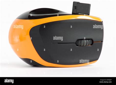 Wireless Laser Computer Mouse Isolated On A White Background Close Up