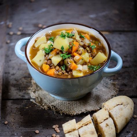 Recette Soupe De Lentille Carottes Et Poireaux Marie Claire