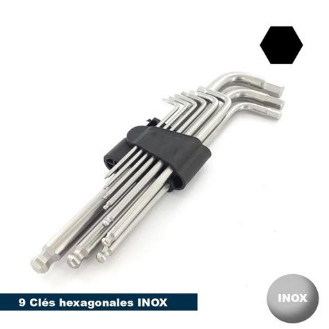 Jeu De Cl S Allen En L Inox Cl S Hexagonale Mm