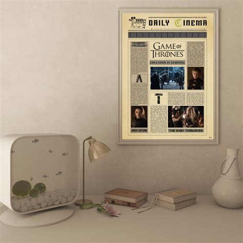 Game of Thrones Digital Wall Art Complete Tv Series Retro - Etsy