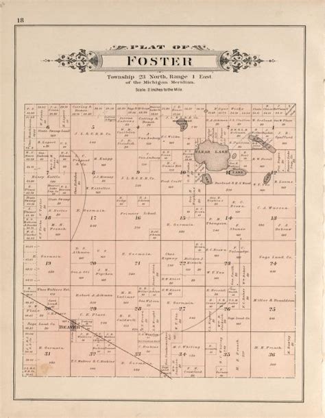 Map Available Online Plat Book Of Ogemaw County Michigan G4113omgla 00065 Library Of