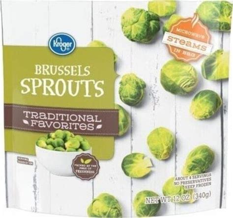 Kroger Brussels Sprouts Oz Nutrition Information Innit