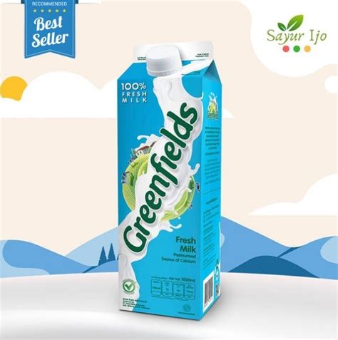 Jual Greenfields Fresh Milk Full Cream Liter Susu Sapi Segar