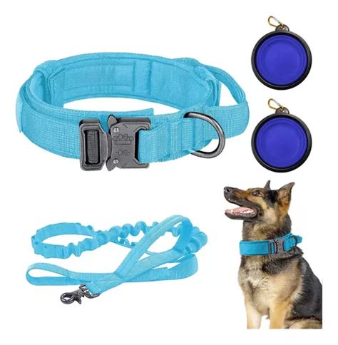 Juego De Correa Y Collar T Ctico Ajustable Para Perros Mercadolibre