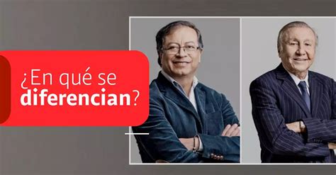 Gustavo Petro y Rodolfo Hernández en qué se diferenciarían si son