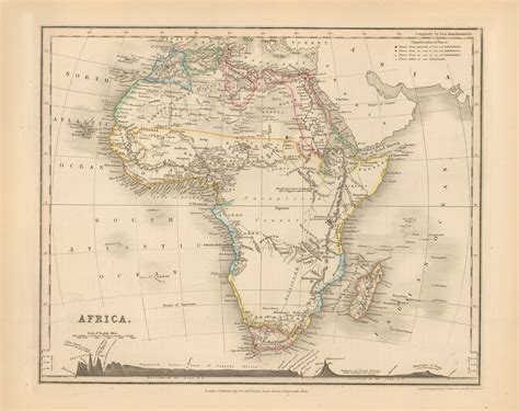 Milner's 1850 Map of Africa - Art Source International