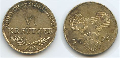 Vorderösterreich Burgau Günzburg VI Kreuzer 1794 H G14555 Franz II