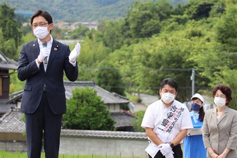 高橋みつお Takahashi Mitsuo ☘ On Twitter 今朝は、本日告示となった 猪名川町長選 に際し、公明党 推薦の