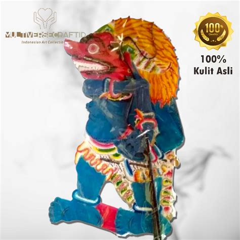 Jual Wayang Alusan Kulit Asli Wayang Kulit Buto Rambut Geni Shopee