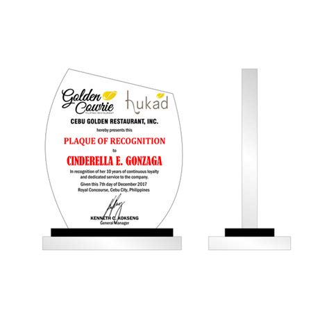 service award plaque suarez arts