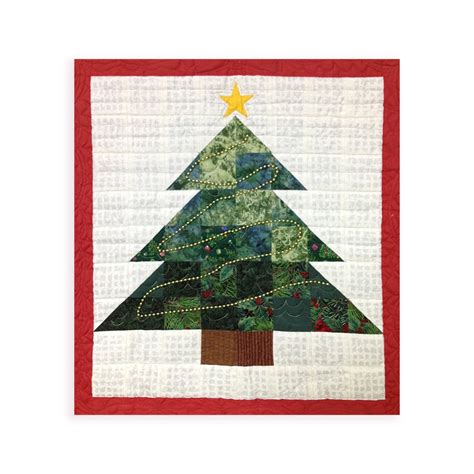 Quilt Pattern Scrappy Patchwork Christmas Tree Wall Hanging Etsy