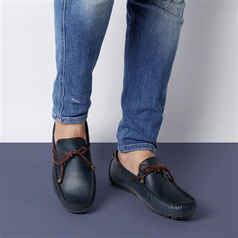 Mocasines Apaches Para Hombre En Cuero Miel HENDZ