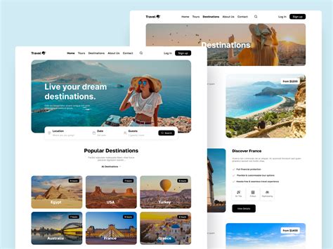 Travel Figma Template Figma