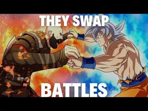 What If Goku And Kratos Swapped Fights Youtube