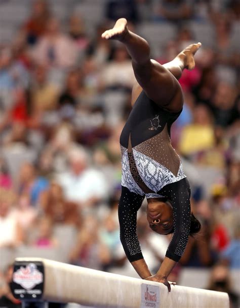 All The Times Simone Biles Wore Her Goat Leotard Popsugar Fitness