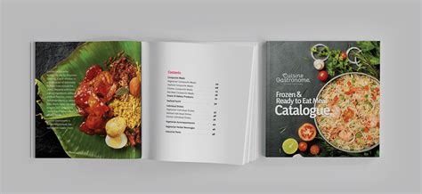 Food Catalogue Design - Cuisine Gastronome on Behance