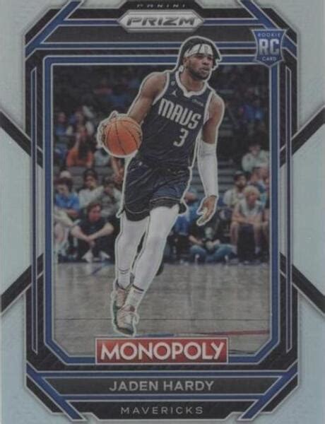 Panini Prizm Monopoly Silver Prizm Jaden Hardy Jaden