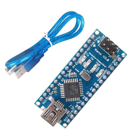 Arduino Nano V30 Ch340 Chip With Mini Usb Cable