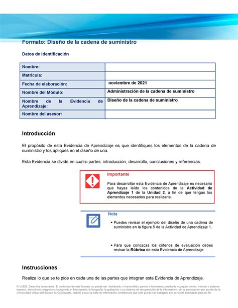 Ea Dise O De La Cadena De Suministro Formato Dise O De La Cadena