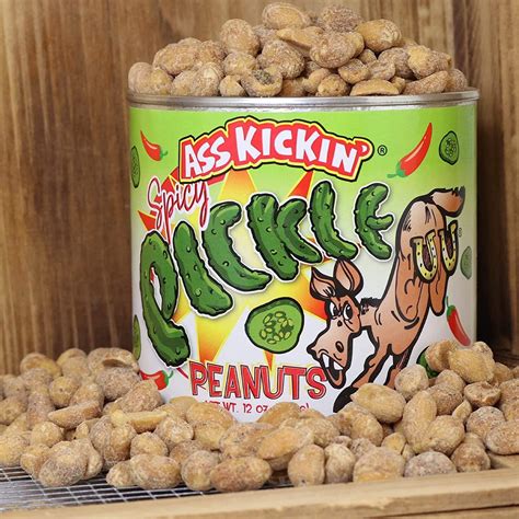 Ass Kickin Spicy Dill Pickle Peanuts The Green Head