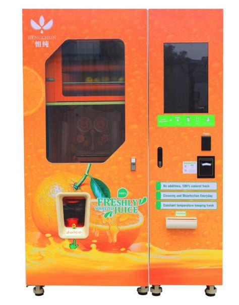 New Fresh Orange Vending Machine Malysia China Hengchun Price Supplier