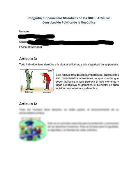 SOLUTION Derechos Humanos Studypool