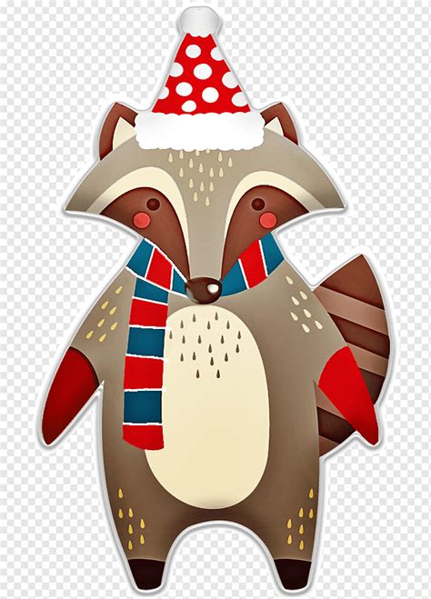 Pioneer Raccoon Hat Clipart